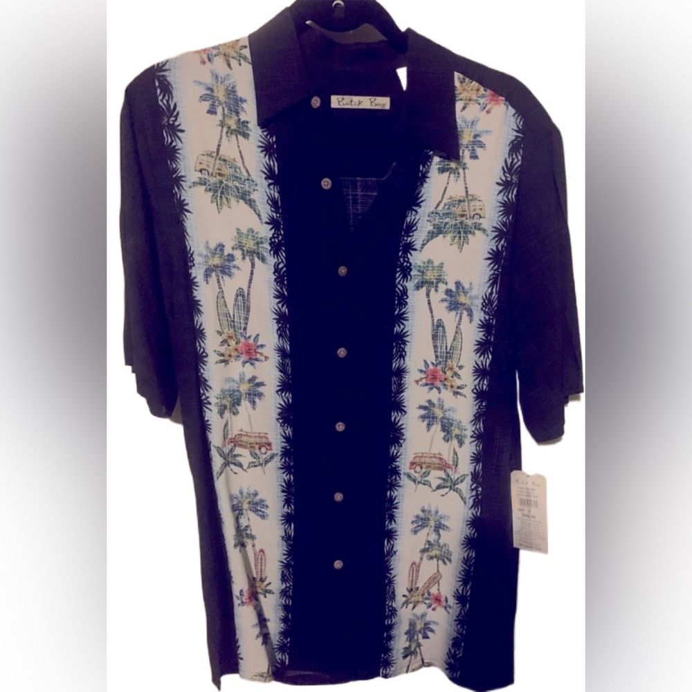 Batek Bay 100% Rayon Beach Shirt NWT Size S